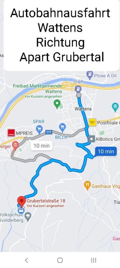 Apart Grubertal Volders Εξωτερικό φωτογραφία